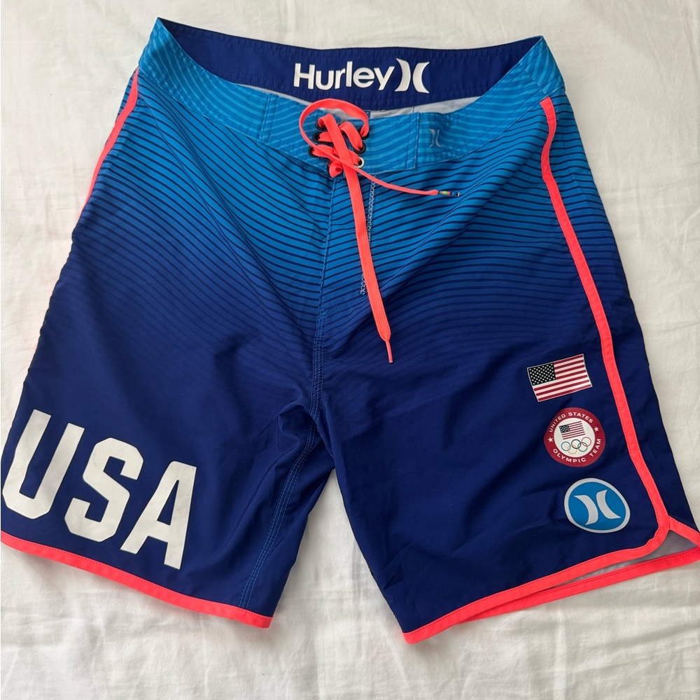 Hurley Men's USA Swim Shorts